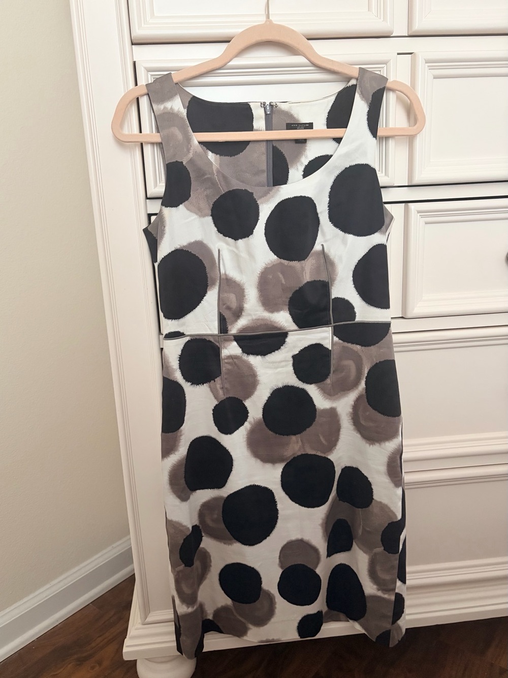 Ann Taylor Sheath Dress with Polka Dot details